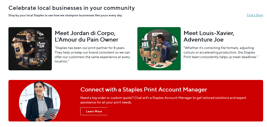 Your Local Print Shop campaign celebrating local businesses